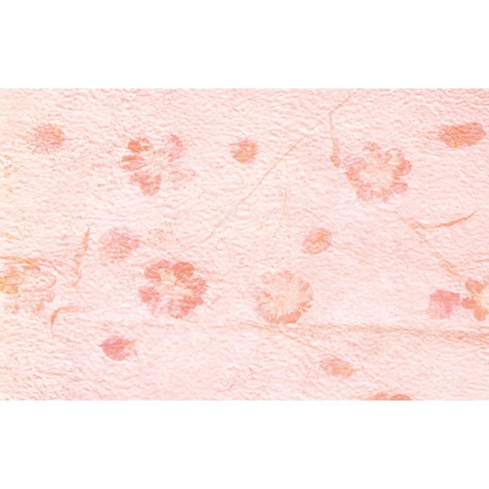 FOGLI CARTA STAMPA FIORI CM50X50 ROSA